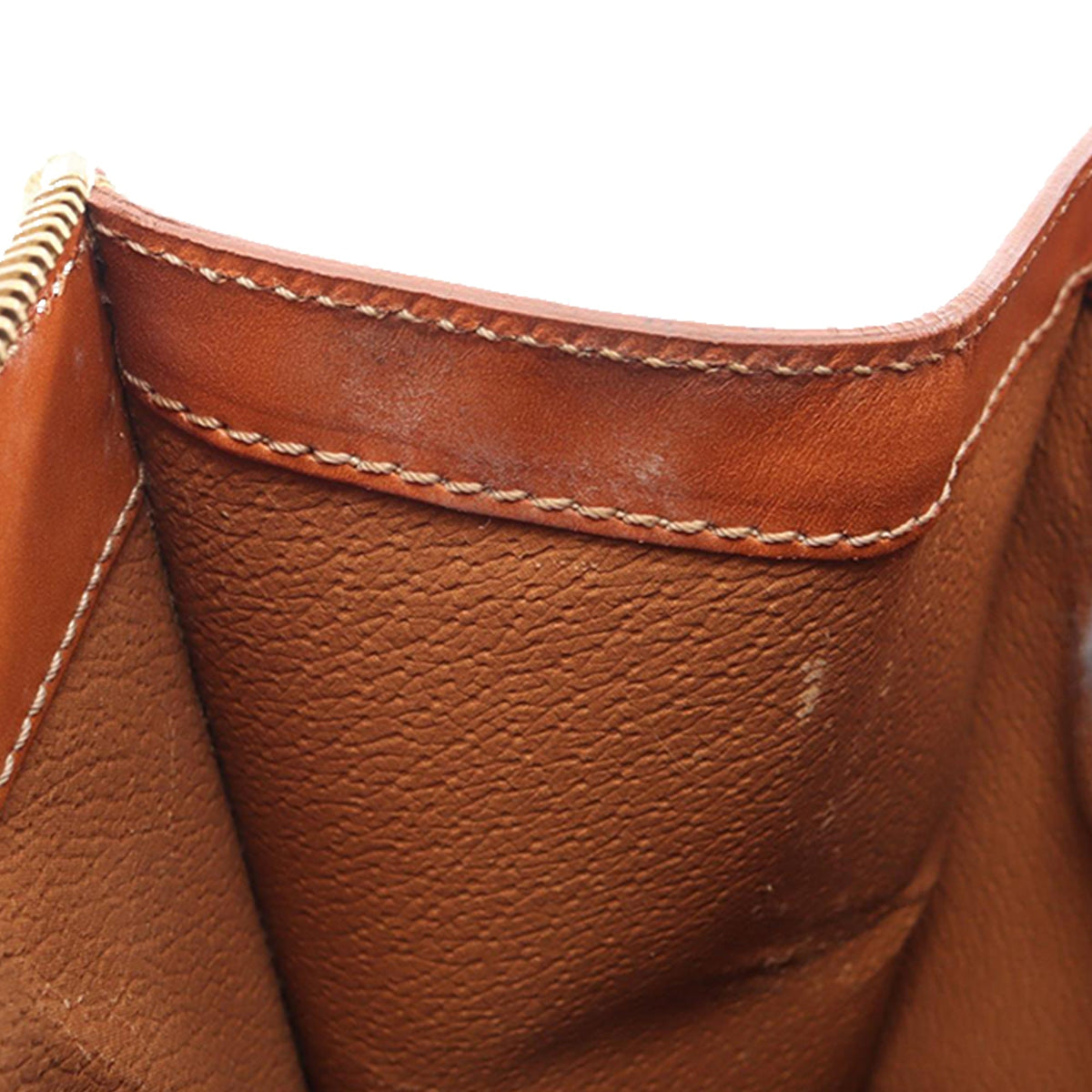 Celine Macadam Coated Canvas Satchel — Brown