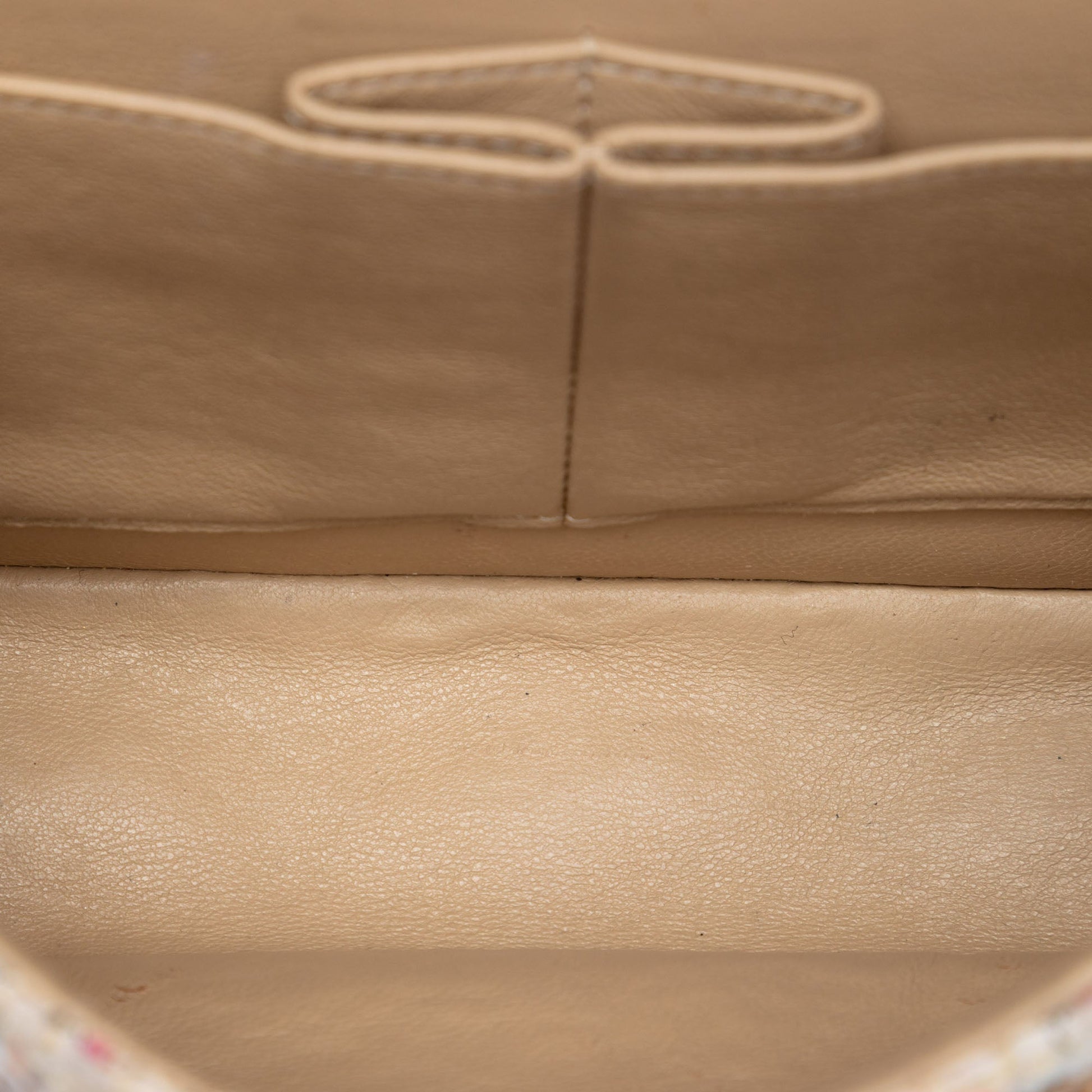 Medium Classic Tweed Sequins Double Flap