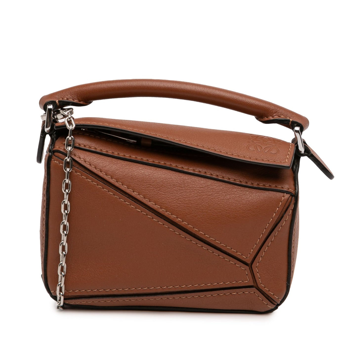 LOEWE Nano Calfskin Puzzle Satchel