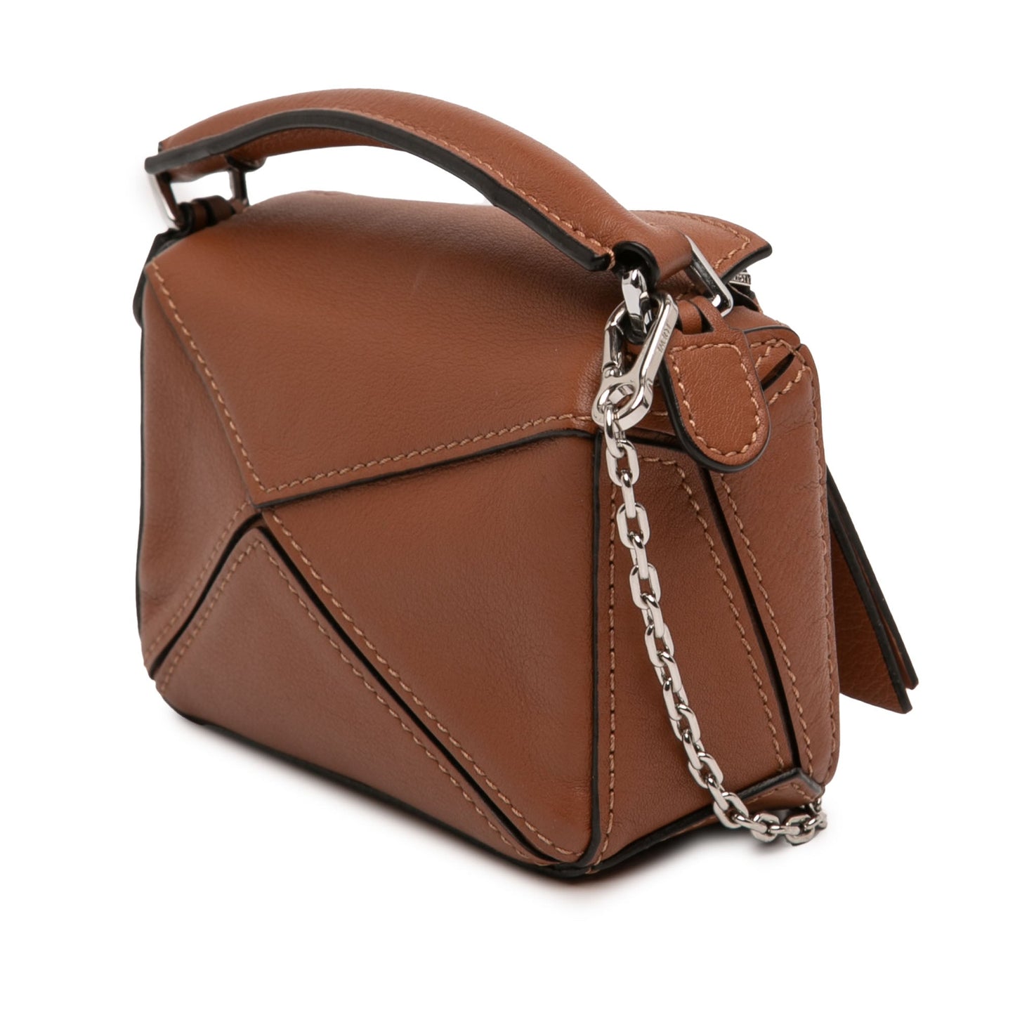 LOEWE Nano Calfskin Puzzle Satchel