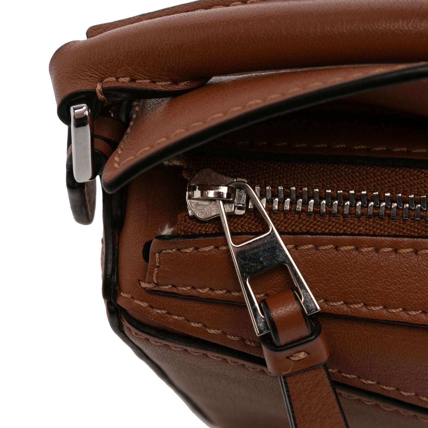 LOEWE Nano Calfskin Puzzle Satchel