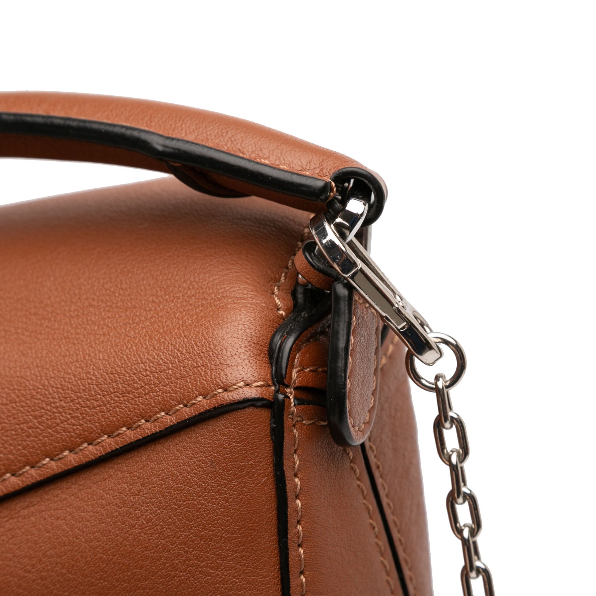 LOEWE Nano Calfskin Puzzle Satchel