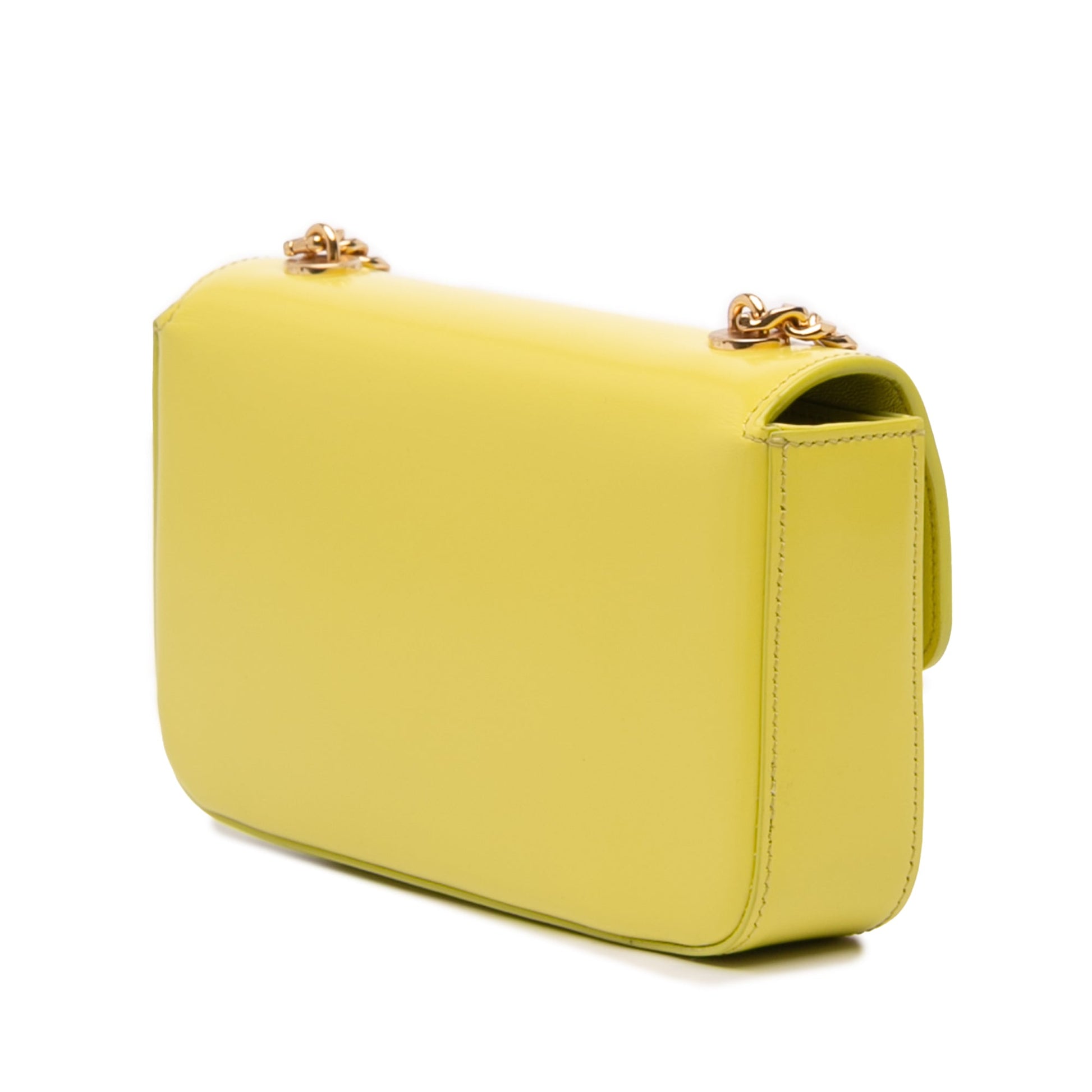 Celine Calfskin Cuir Triomphe Chain Shoulder Bag