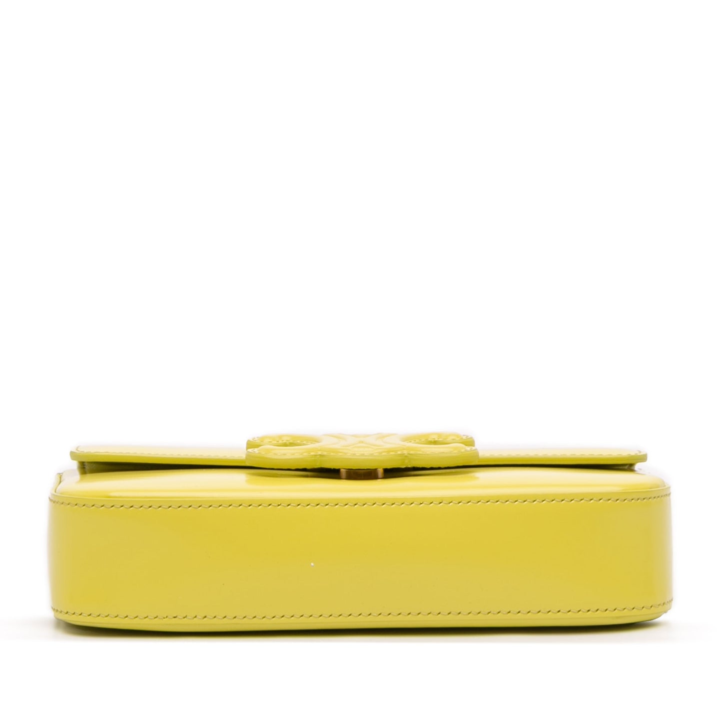 Celine Calfskin Cuir Triomphe Chain Shoulder Bag