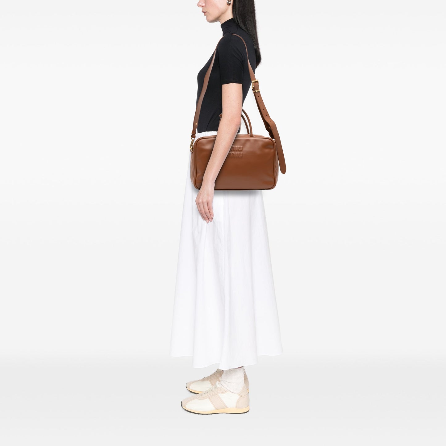 Miu Miu Large Soft Calf Softy Beau Top Handle Bag