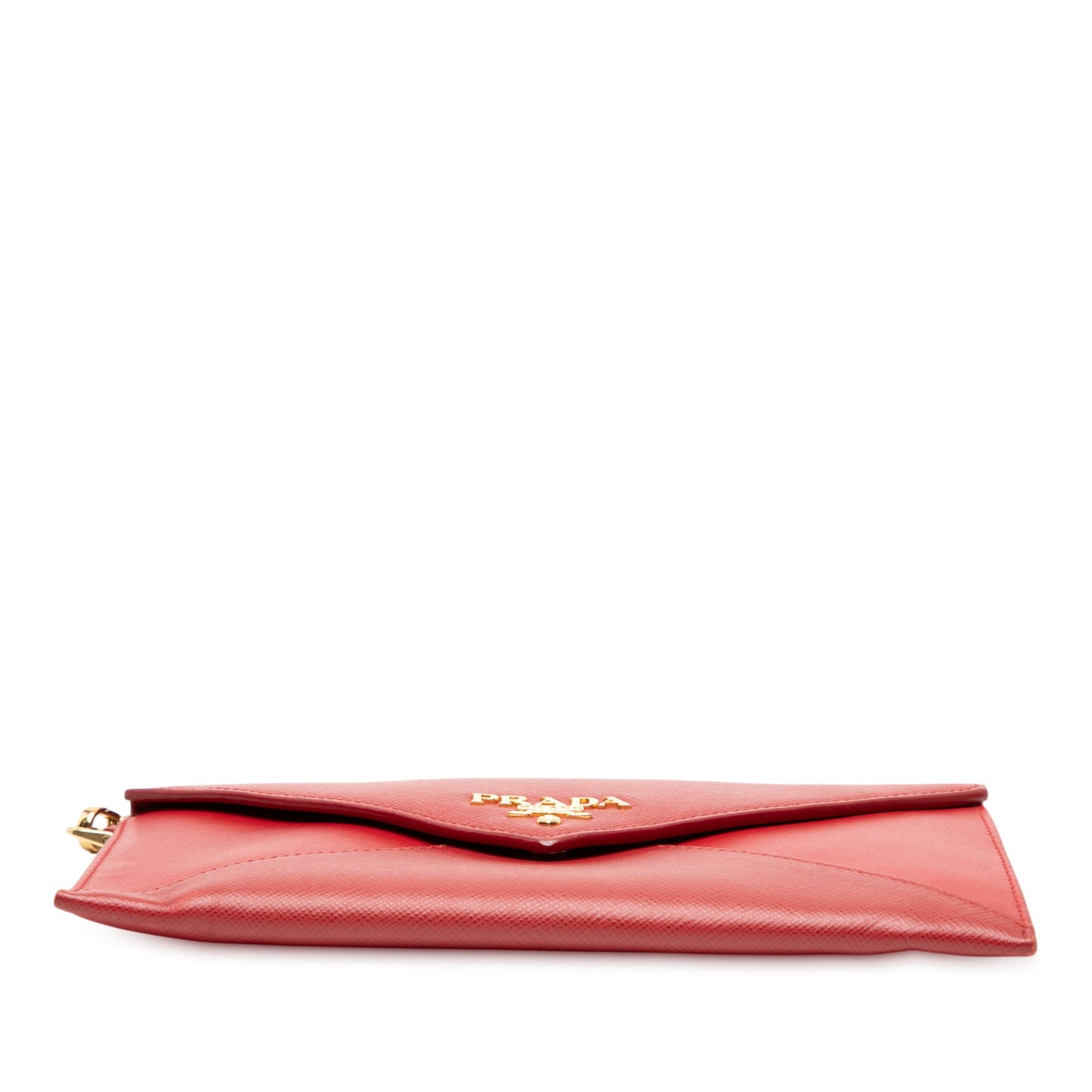 Prada Saffiano Envelope Chain Clutch