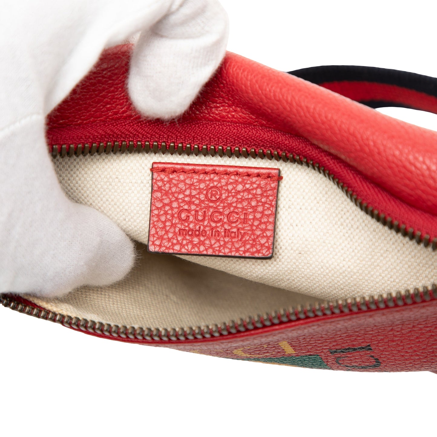 Gucci Small Leather Logo Belt Bag