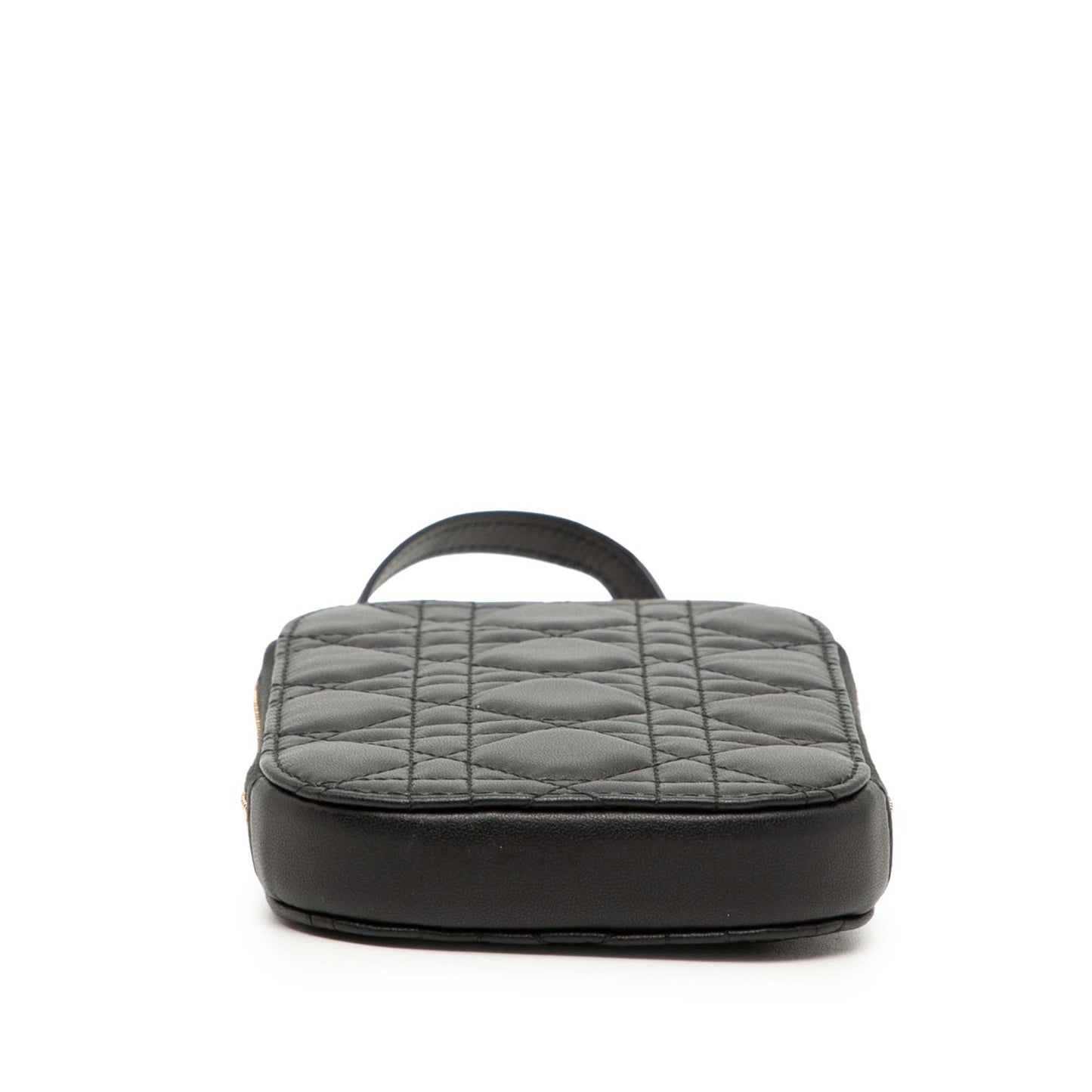 Lambskin Cannage Lady Dior Call In Phone Holder