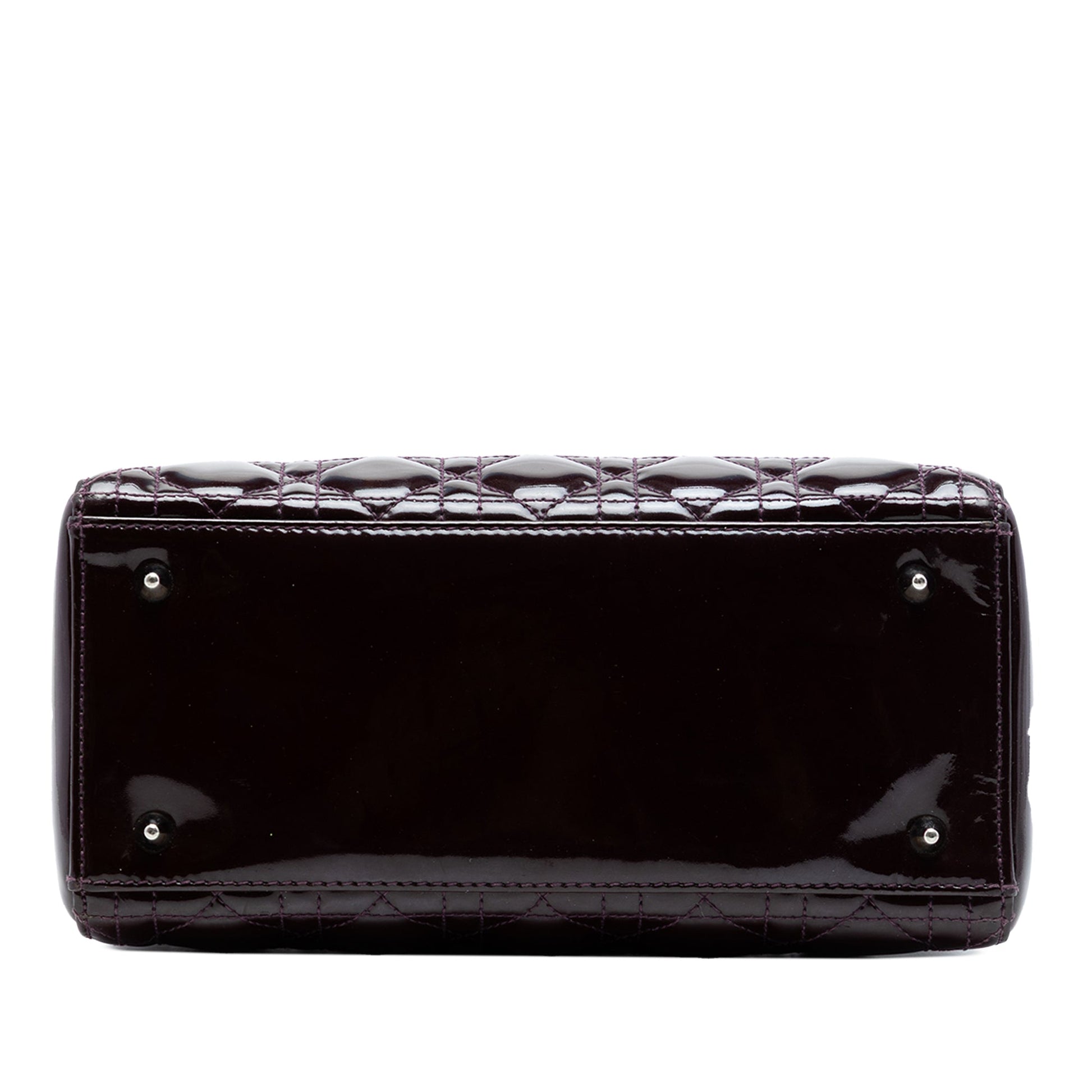 Dior Medium Patent Cannage Lady Dior