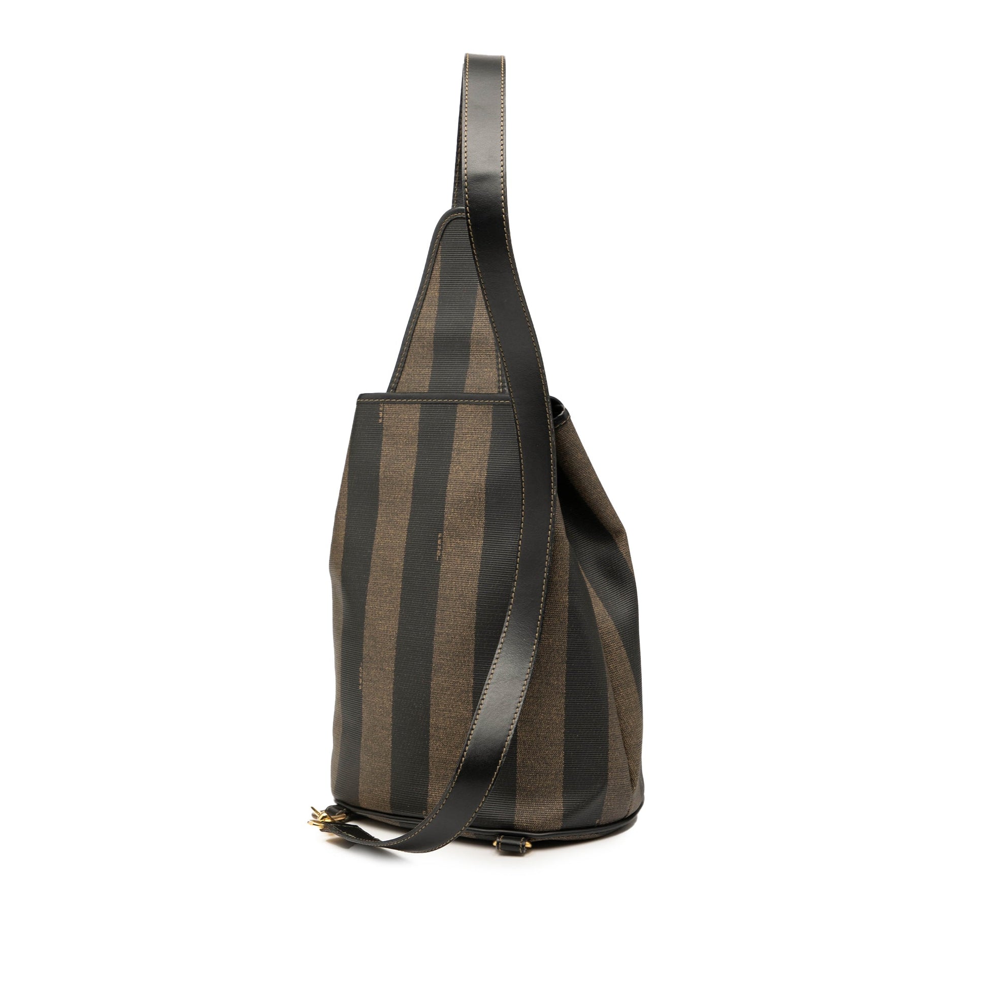 Fendi Pequin Coated Canvas Sling Bag