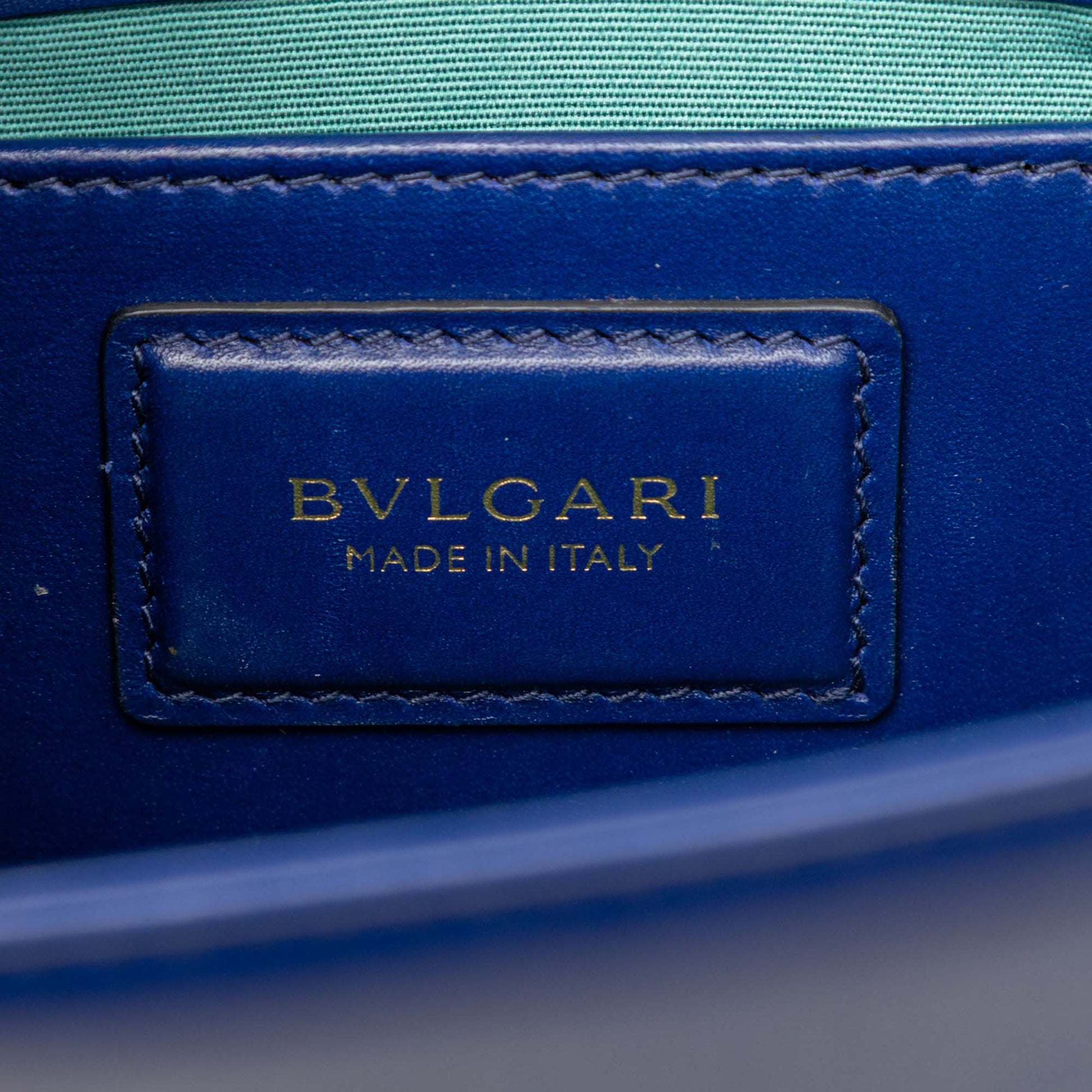 Bvlgari Small Leather Serpenti Forever Chain Crossbody