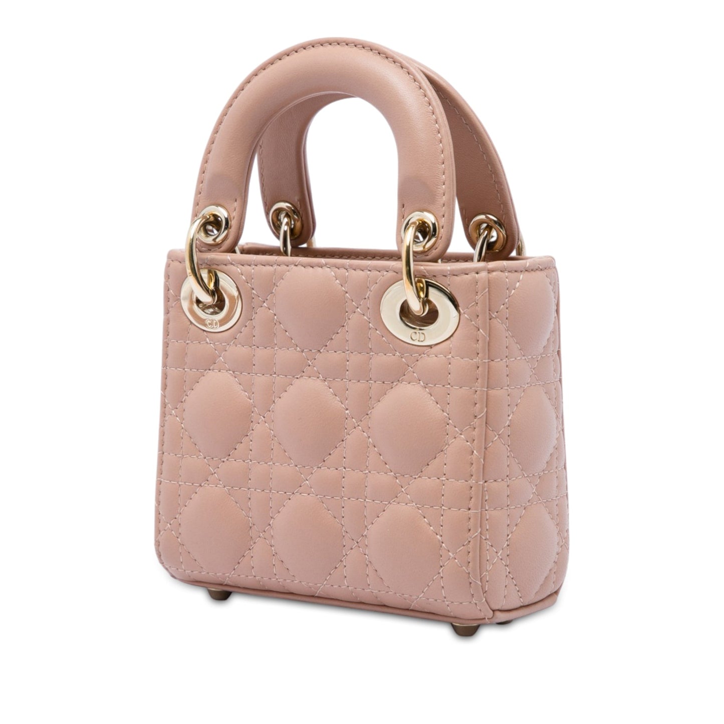 Dior Micro Lambskin Cannage Lady Dior