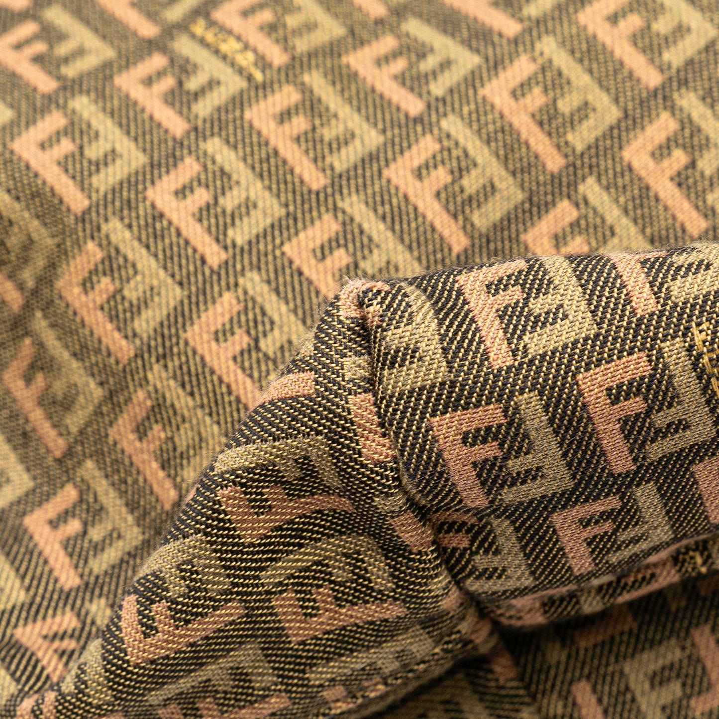 Fendi Large Zucchino Canvas Tote