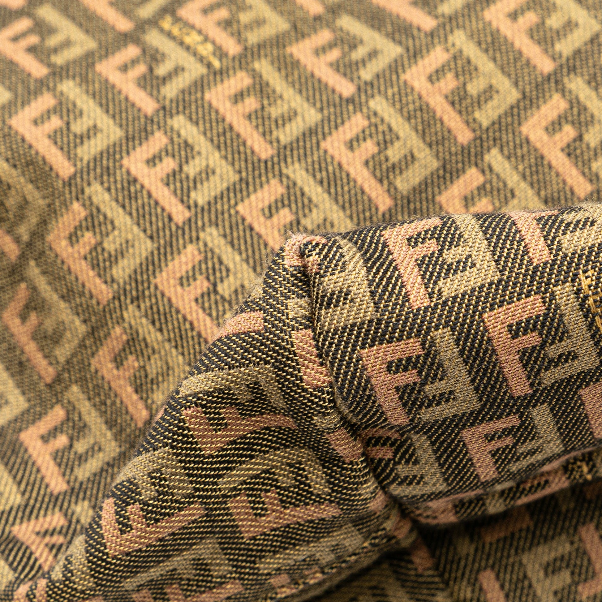 Fendi Large Zucchino Canvas Tote