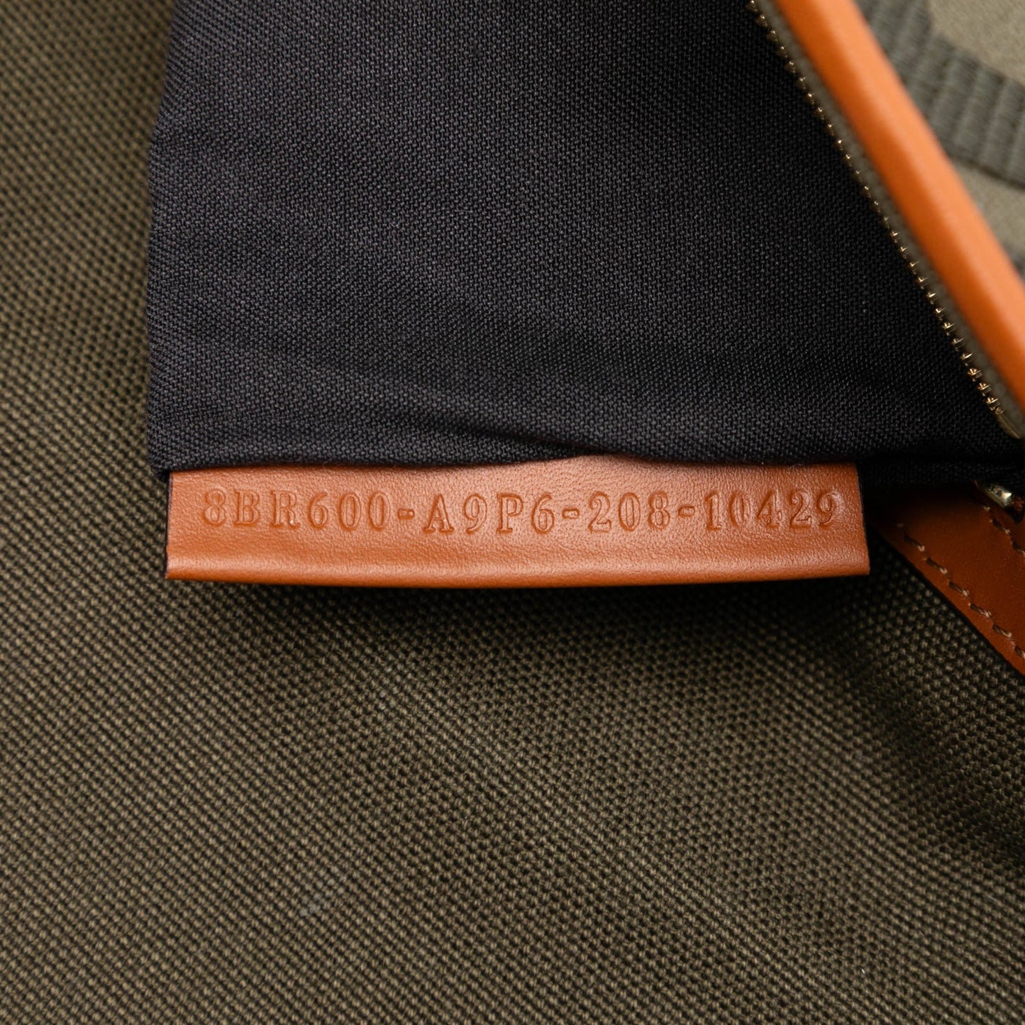 Fendi Zucca Embroidered Canvas Baguette Satchel