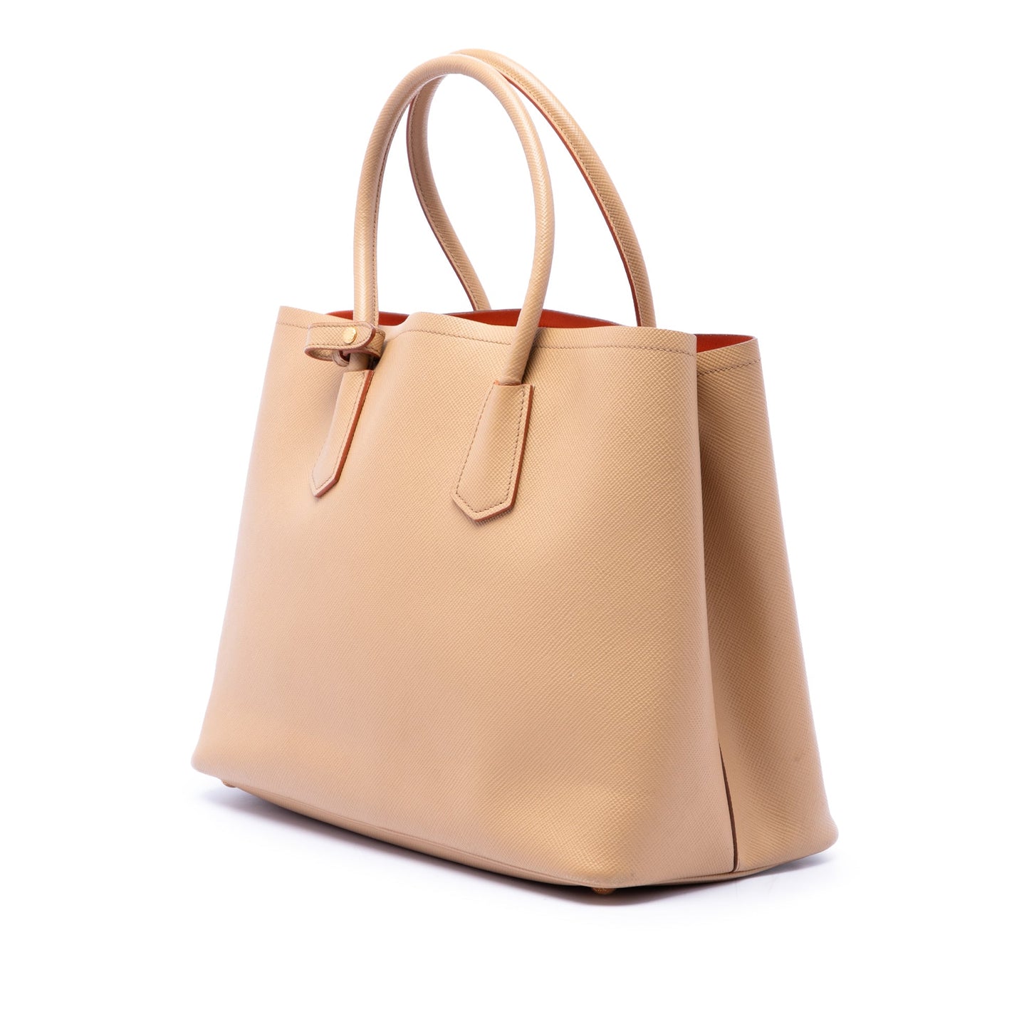 Prada Medium Saffiano Cuir Double Satchel