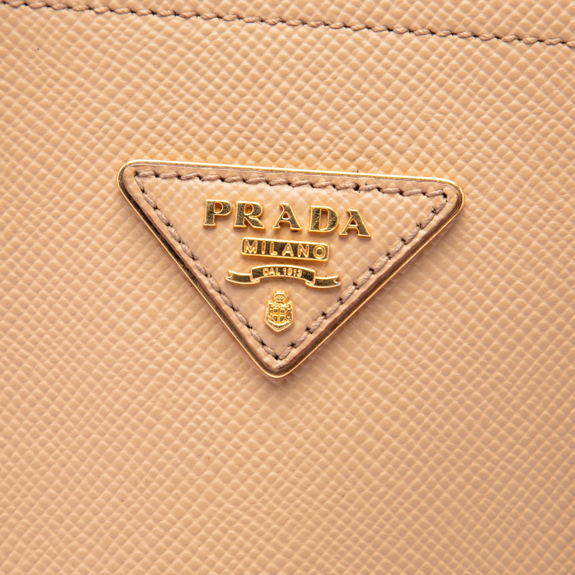 Prada Medium Saffiano Cuir Double Satchel