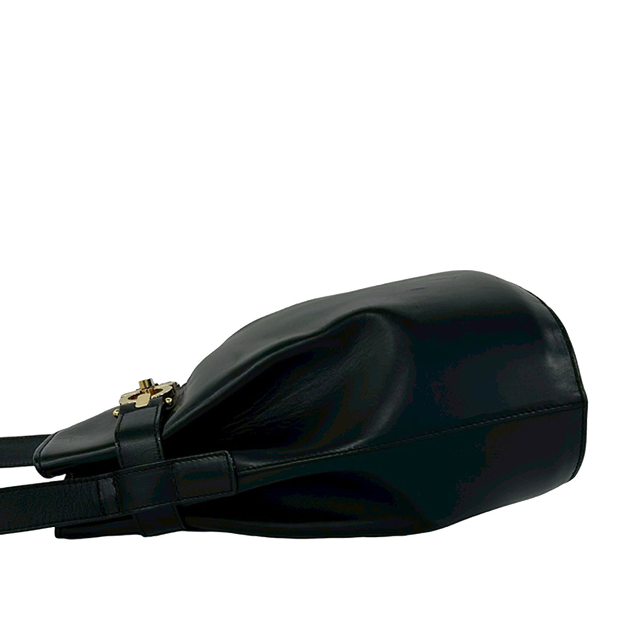 Ferragamo Leather Gancini Bucket Bag