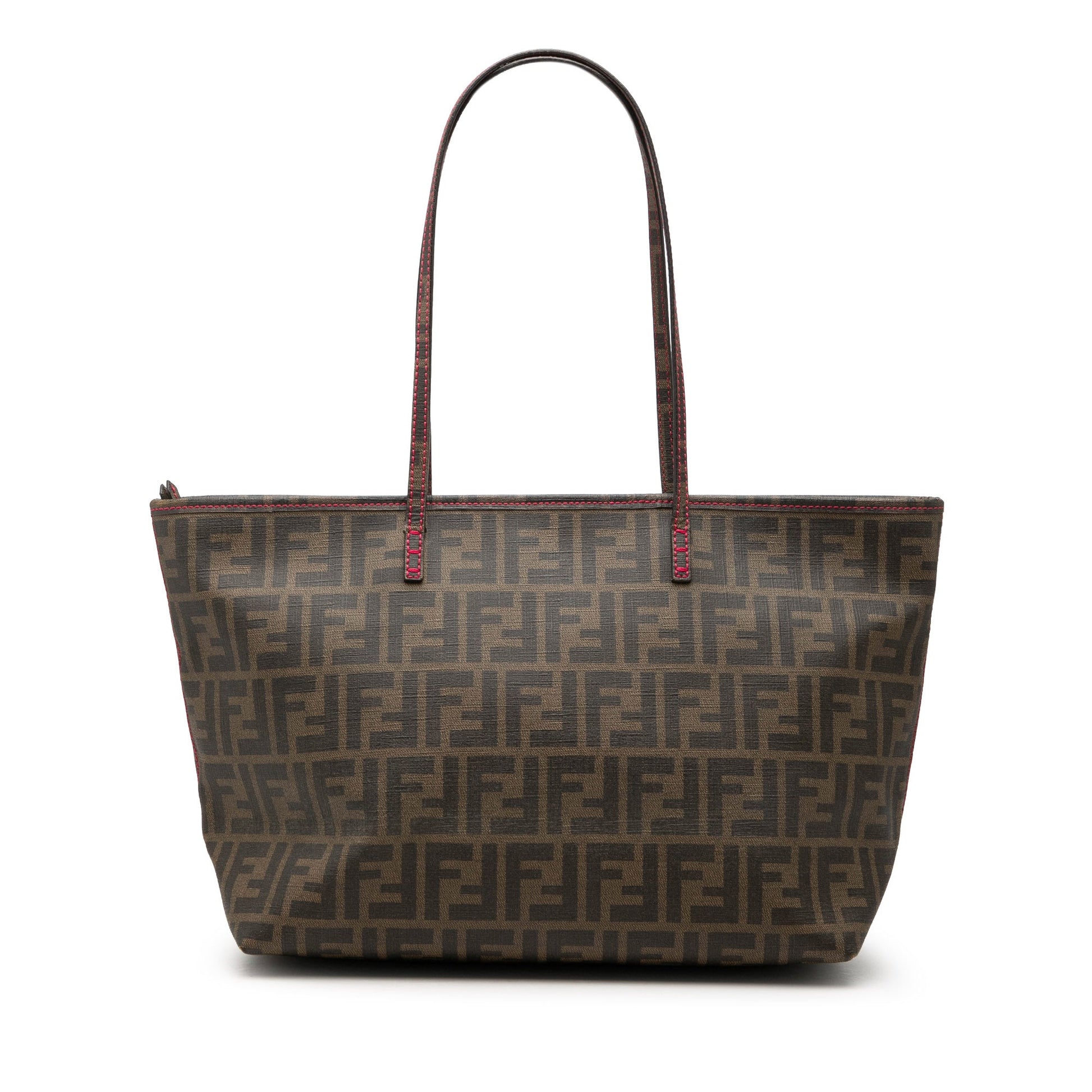 Fendi Small Zucca Spalmati Roll Tote