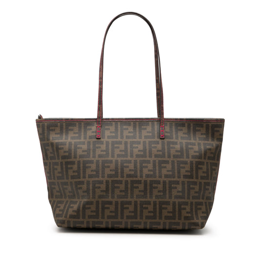 Fendi Small Zucca Spalmati Roll Tote
