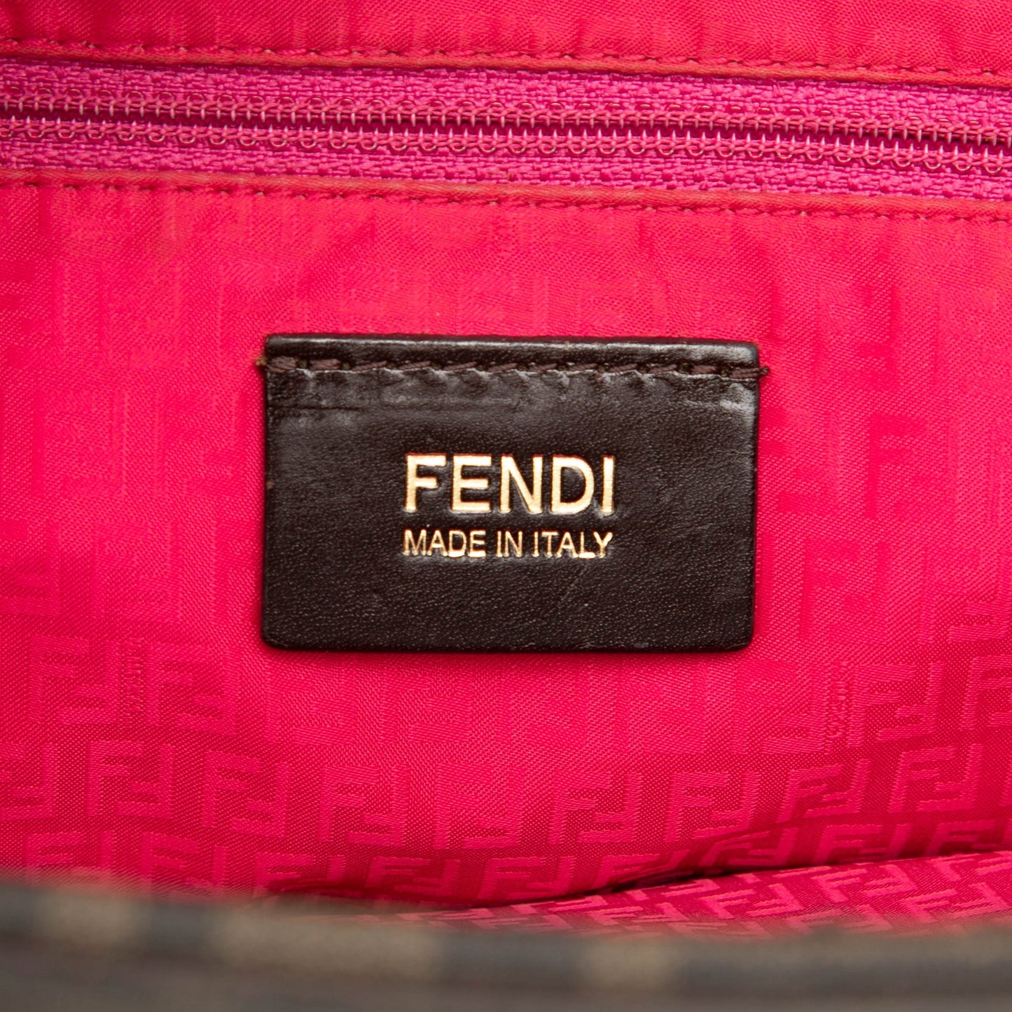 Fendi Small Zucca Spalmati Roll Tote