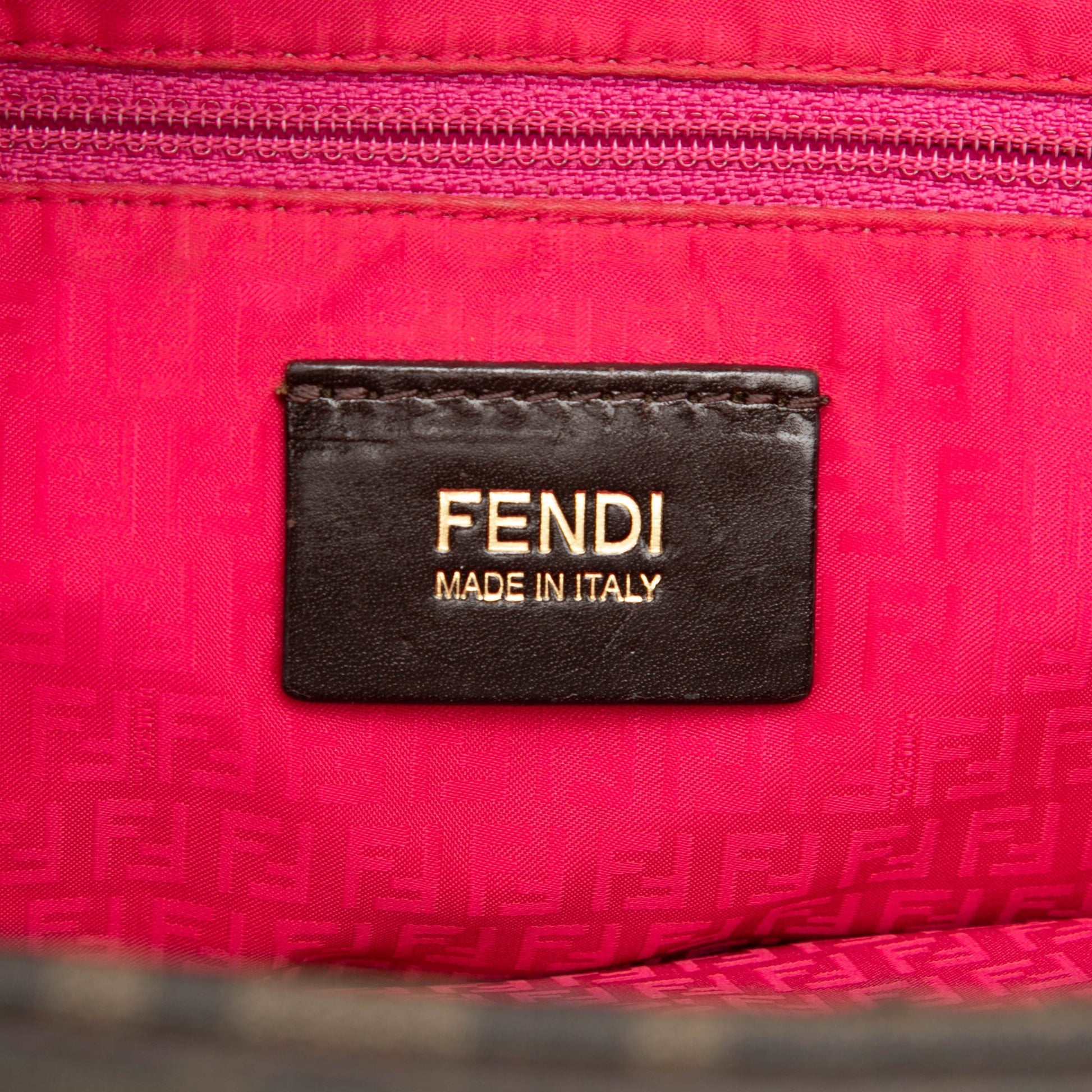 Fendi Small Zucca Spalmati Roll Tote