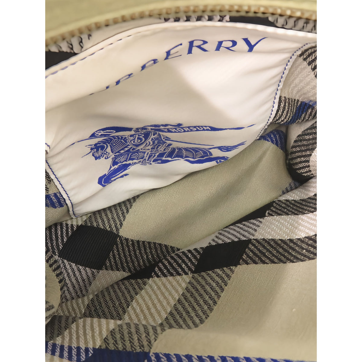 Burberry Mini Nylon Trench Phone Crossbody — Brown