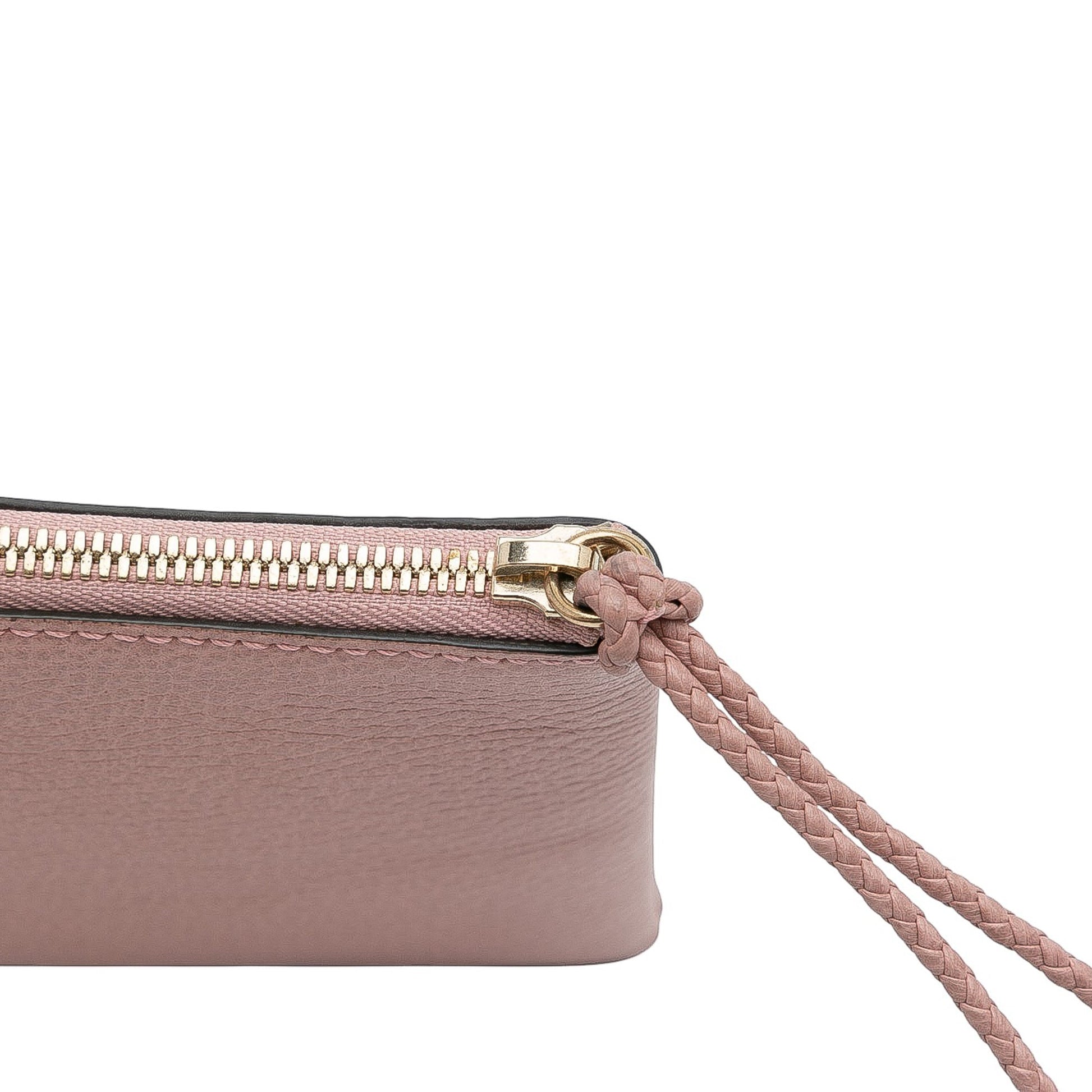 Gucci Calfskin Bamboo Clutch