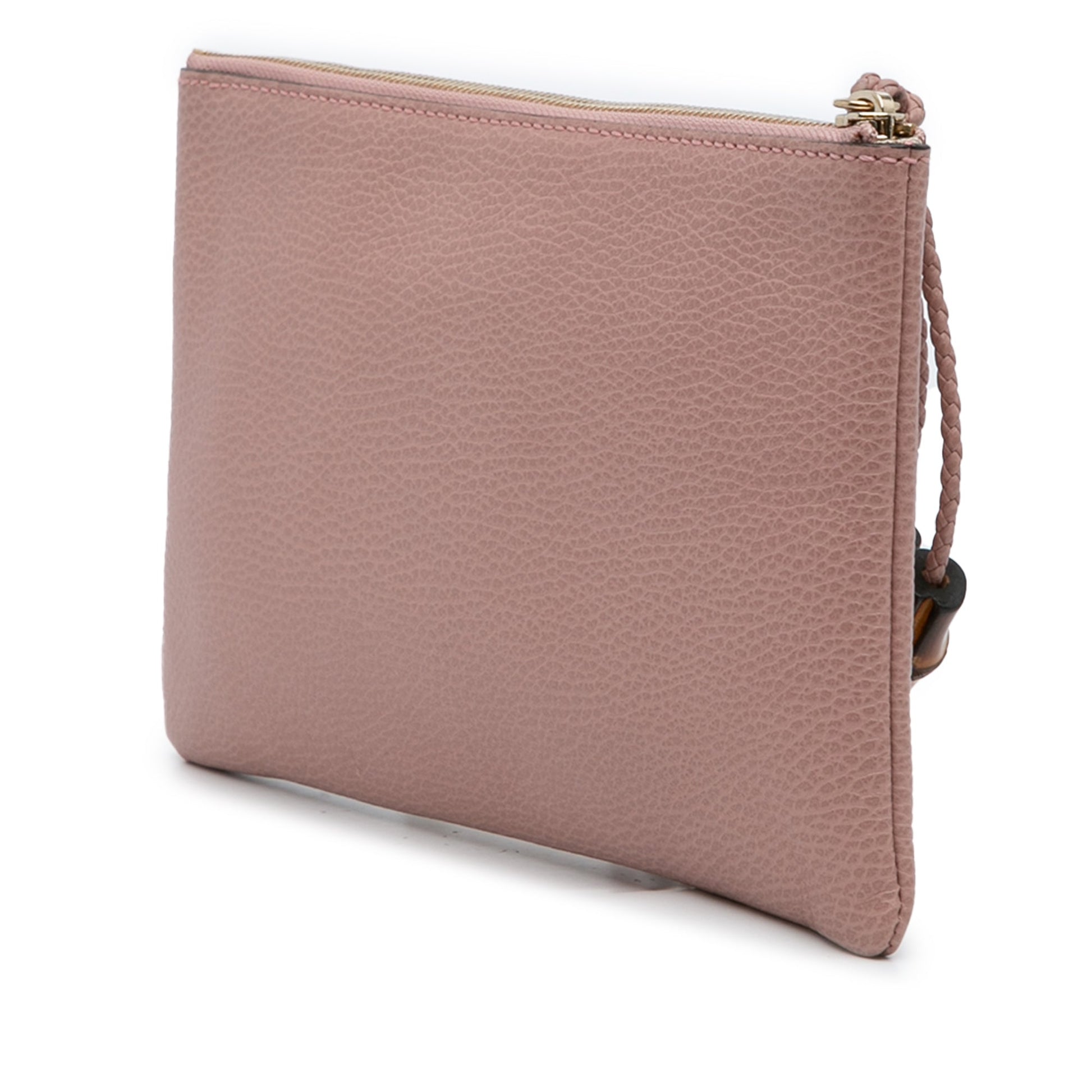 Gucci Calfskin Bamboo Clutch