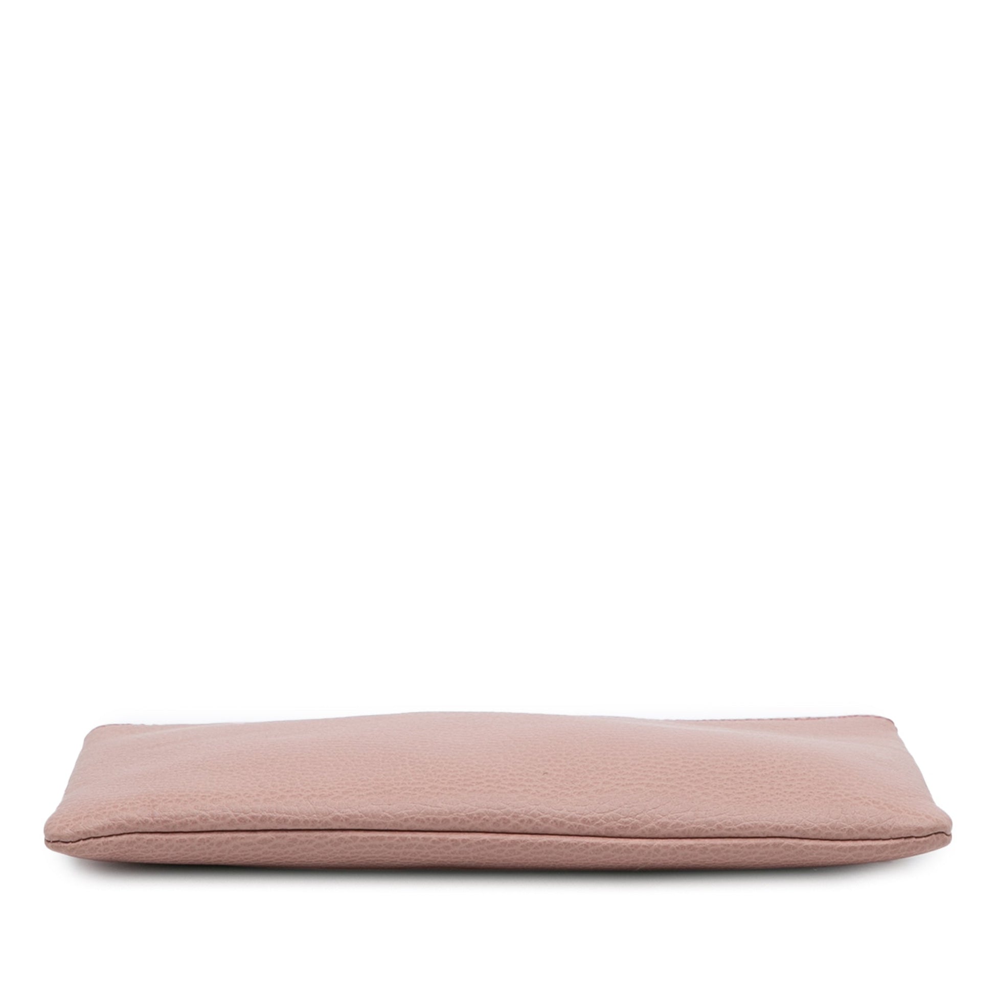 Gucci Calfskin Bamboo Clutch