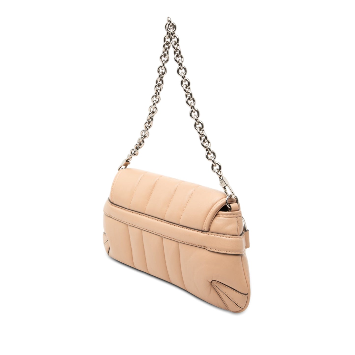 Gucci Small Quilted Calfskin Horsebit Chain Satchel