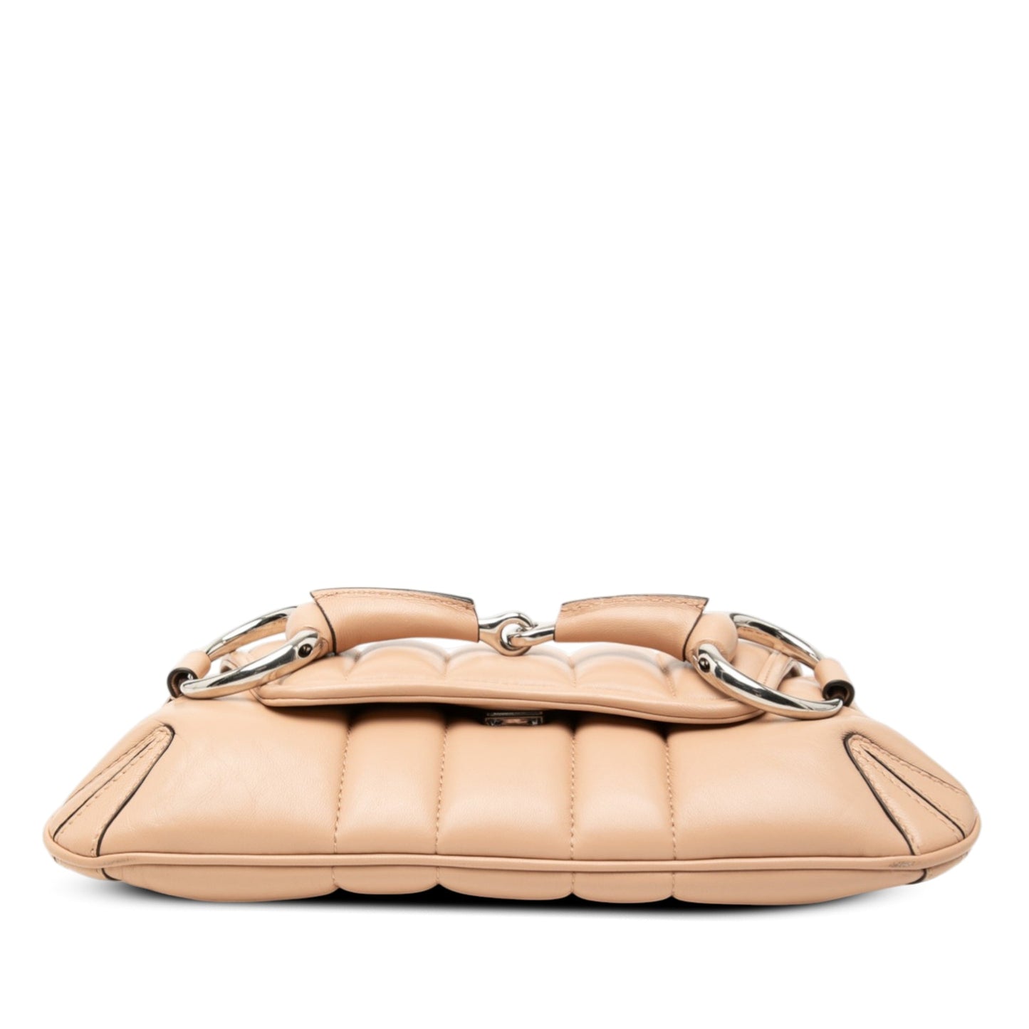 Gucci Small Quilted Calfskin Horsebit Chain Satchel