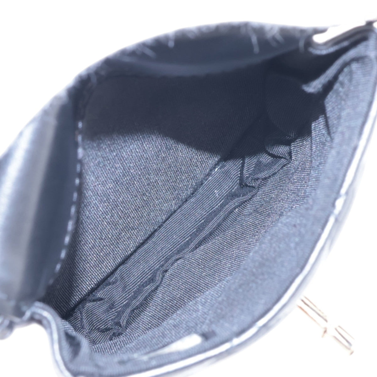 Chanel Quilted Lambskin Phone Chain Clutch Waist Bag — Black