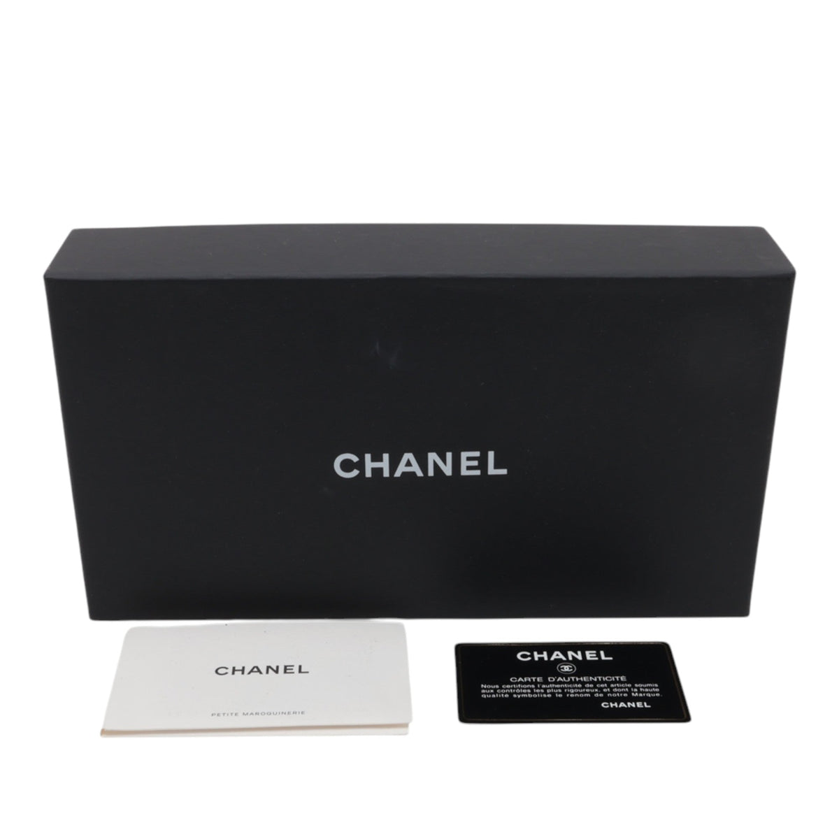 Chanel Quilted Lambskin Phone Chain Clutch Waist Bag — Black