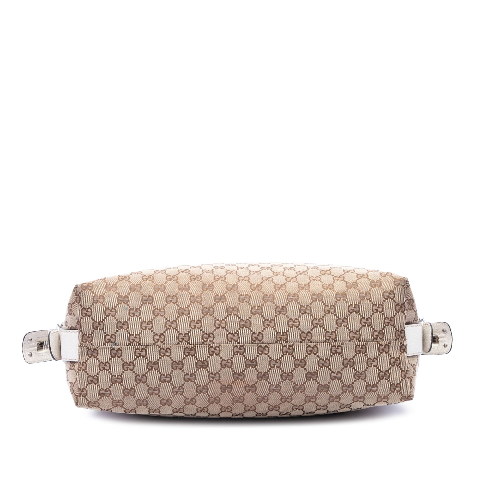 Gucci Medium GG Canvas Bamboo Bar Tote