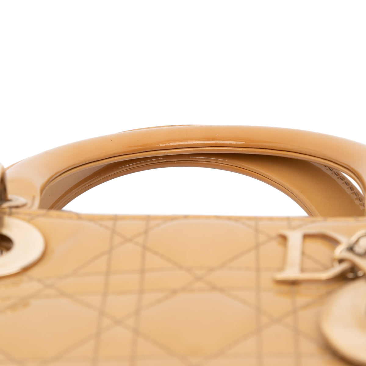 Dior Large Patent Cannage Lady Dior