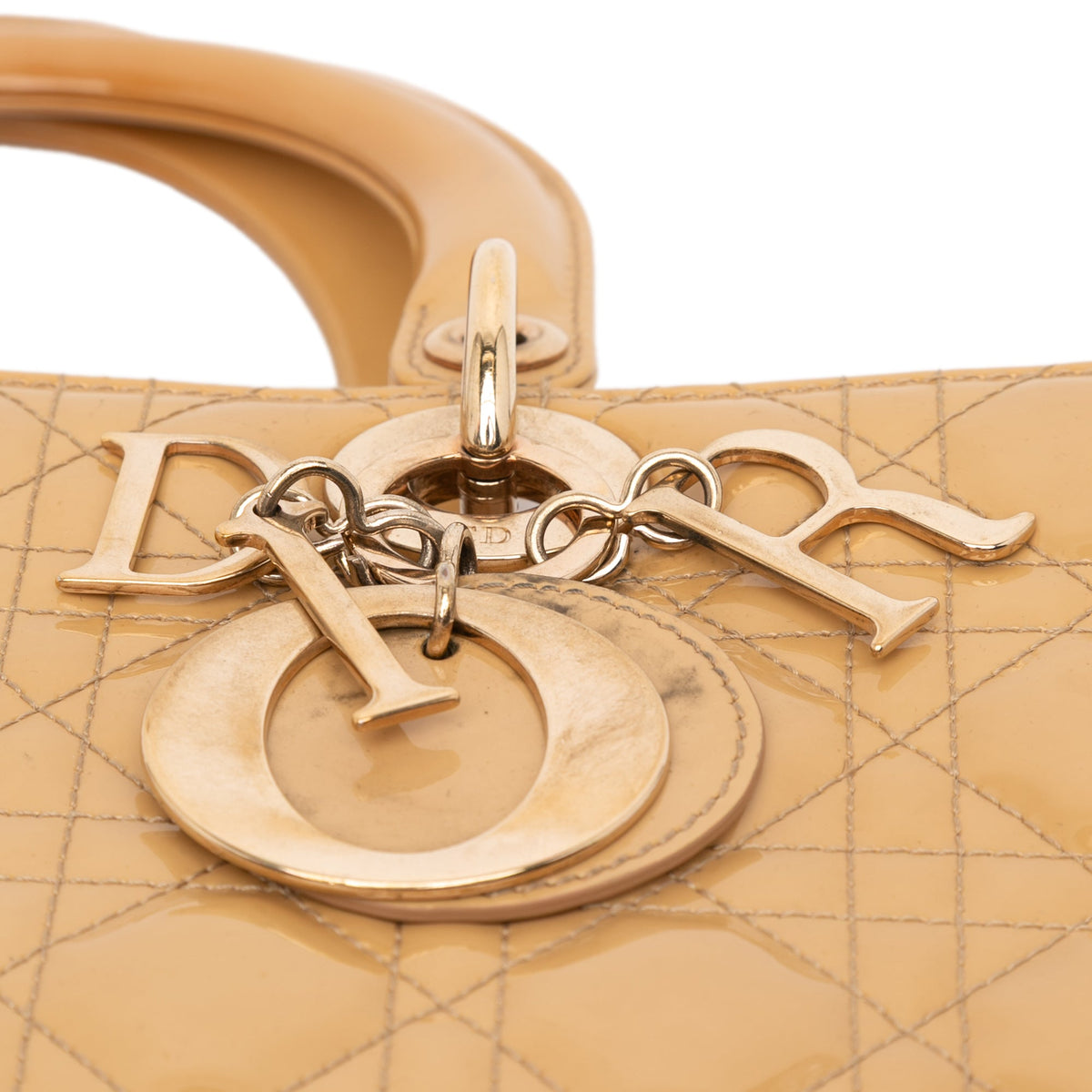 Dior Large Patent Cannage Lady Dior