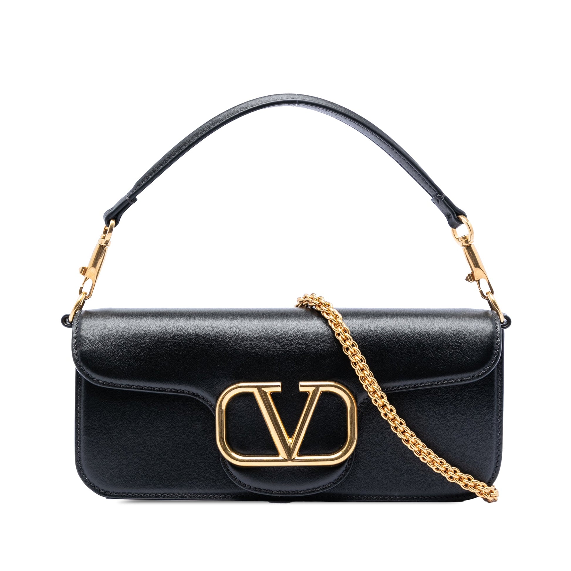 Valentino Calfskin VLogo Loco Satchel