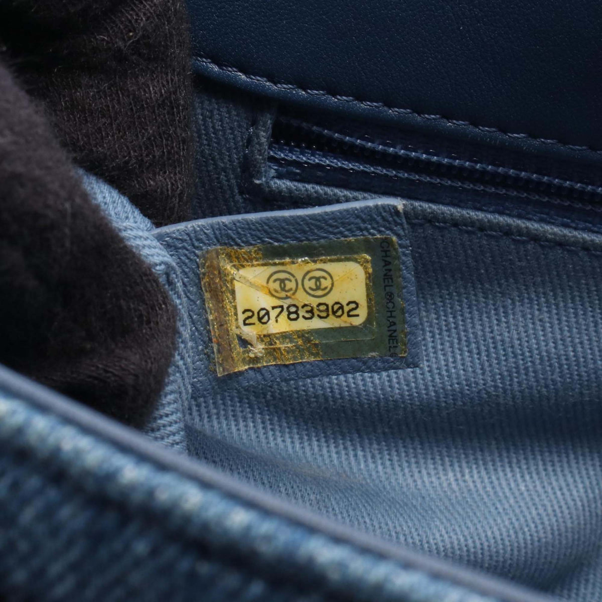 Chanel Mini Paris-Dubai Denim Fringe Single Flap