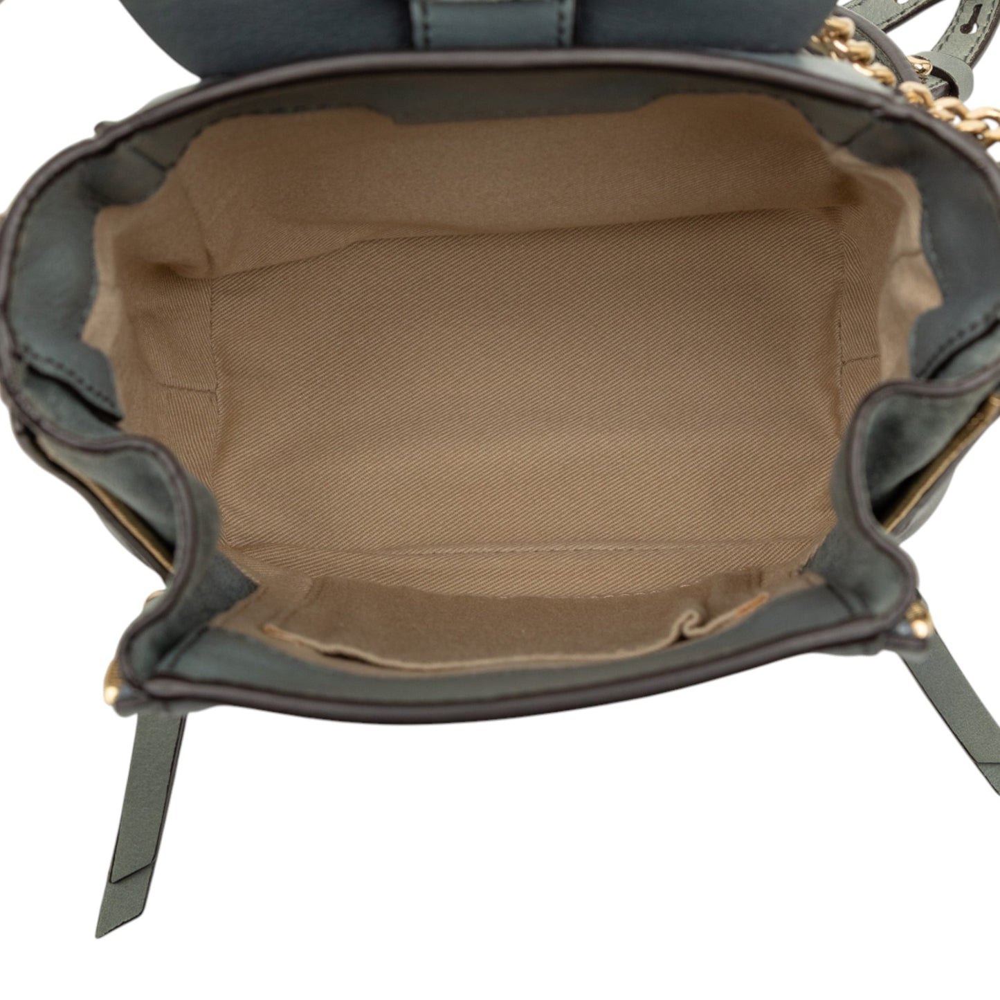 Chloé Mini Calfskin and Suede Faye Backpack