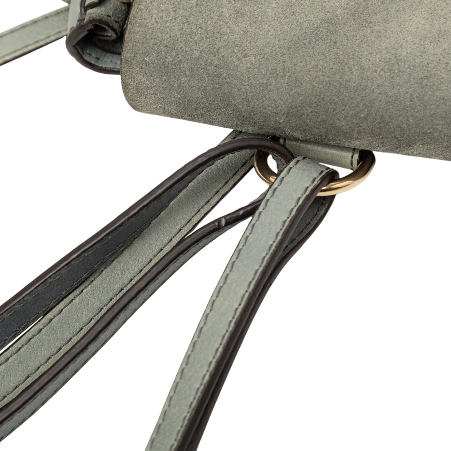 Chloé Mini Calfskin and Suede Faye Backpack