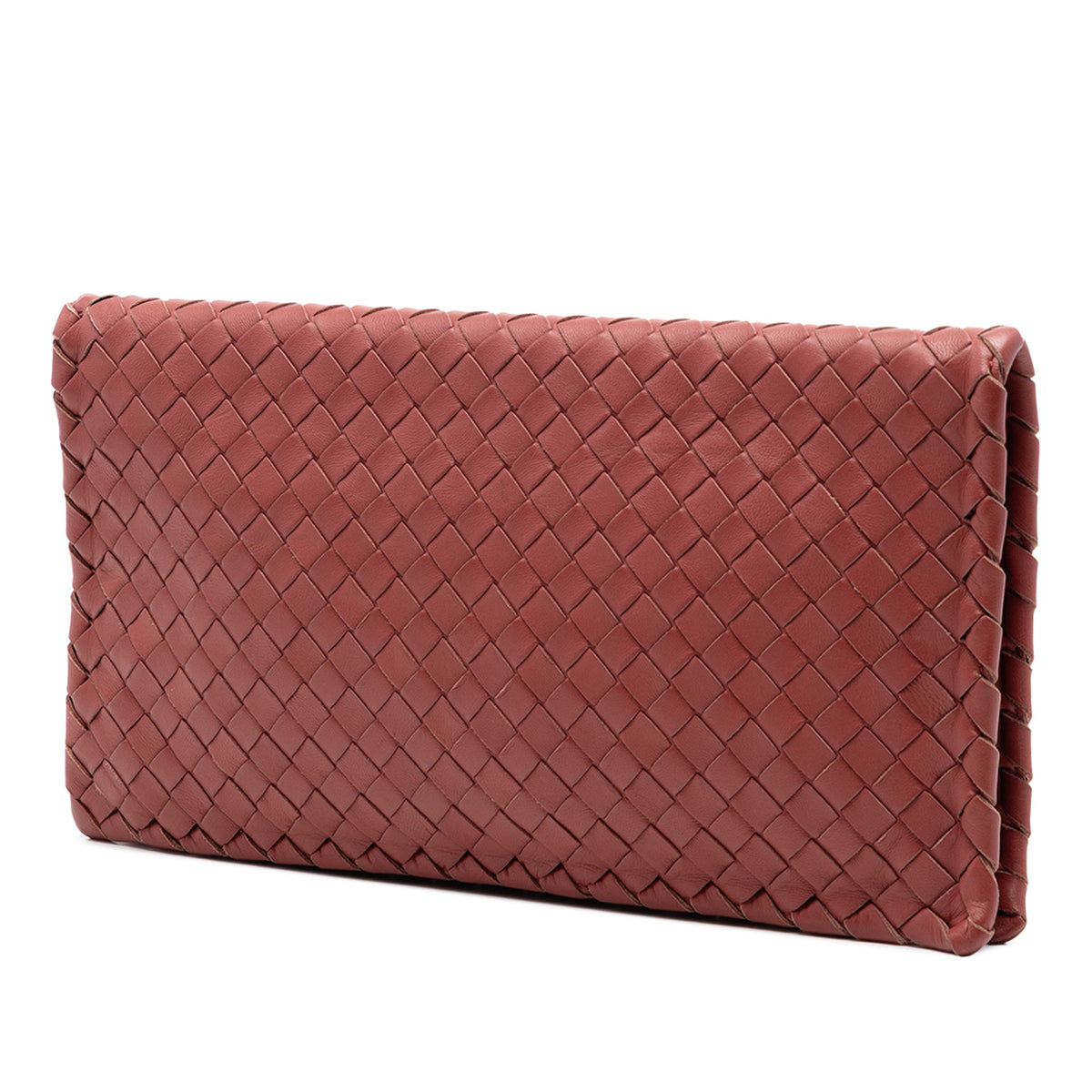 Bottega Veneta Nappa Intrecciato Turn Lock Clutch