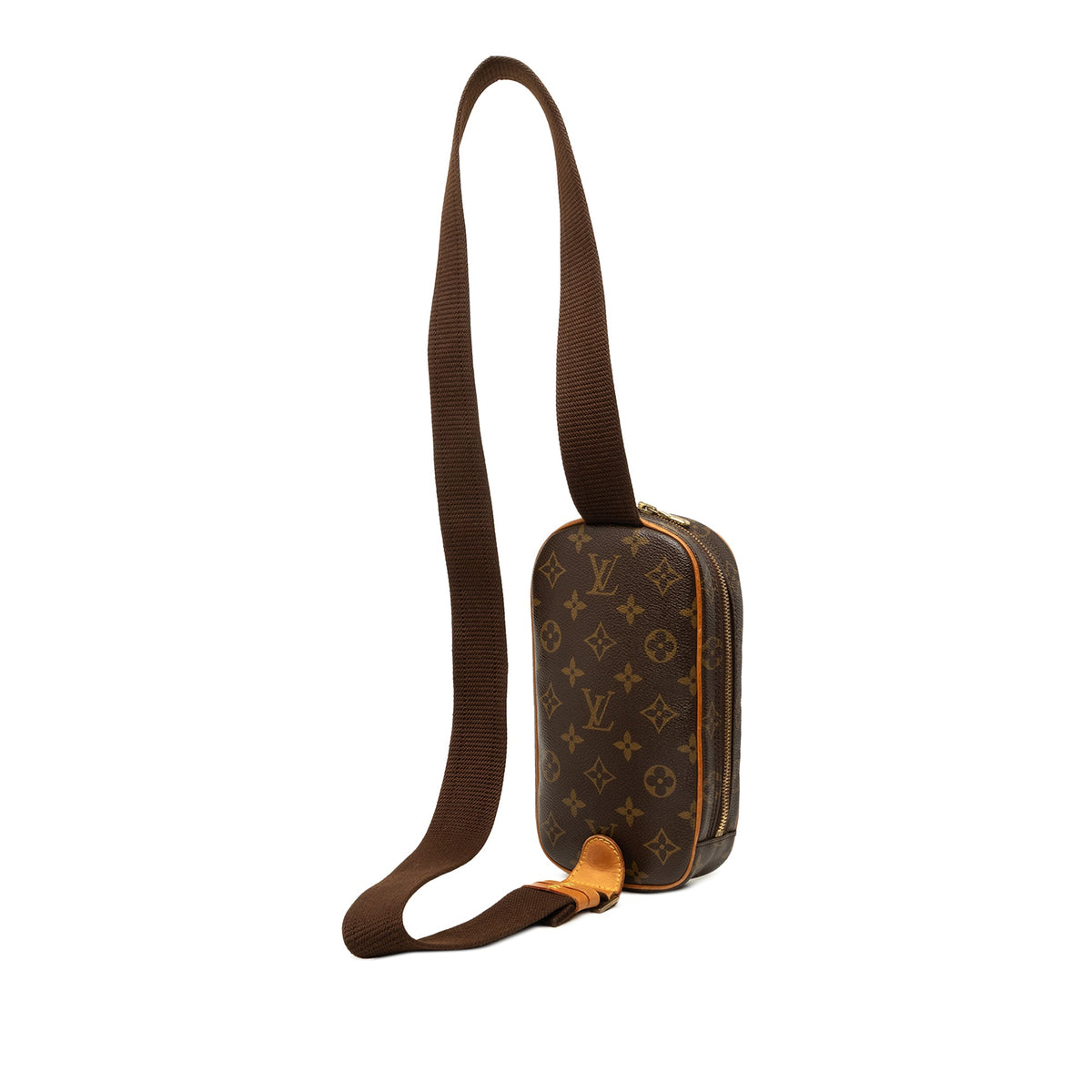 Louis Vuitton Monogram Pochette Gange — Brown