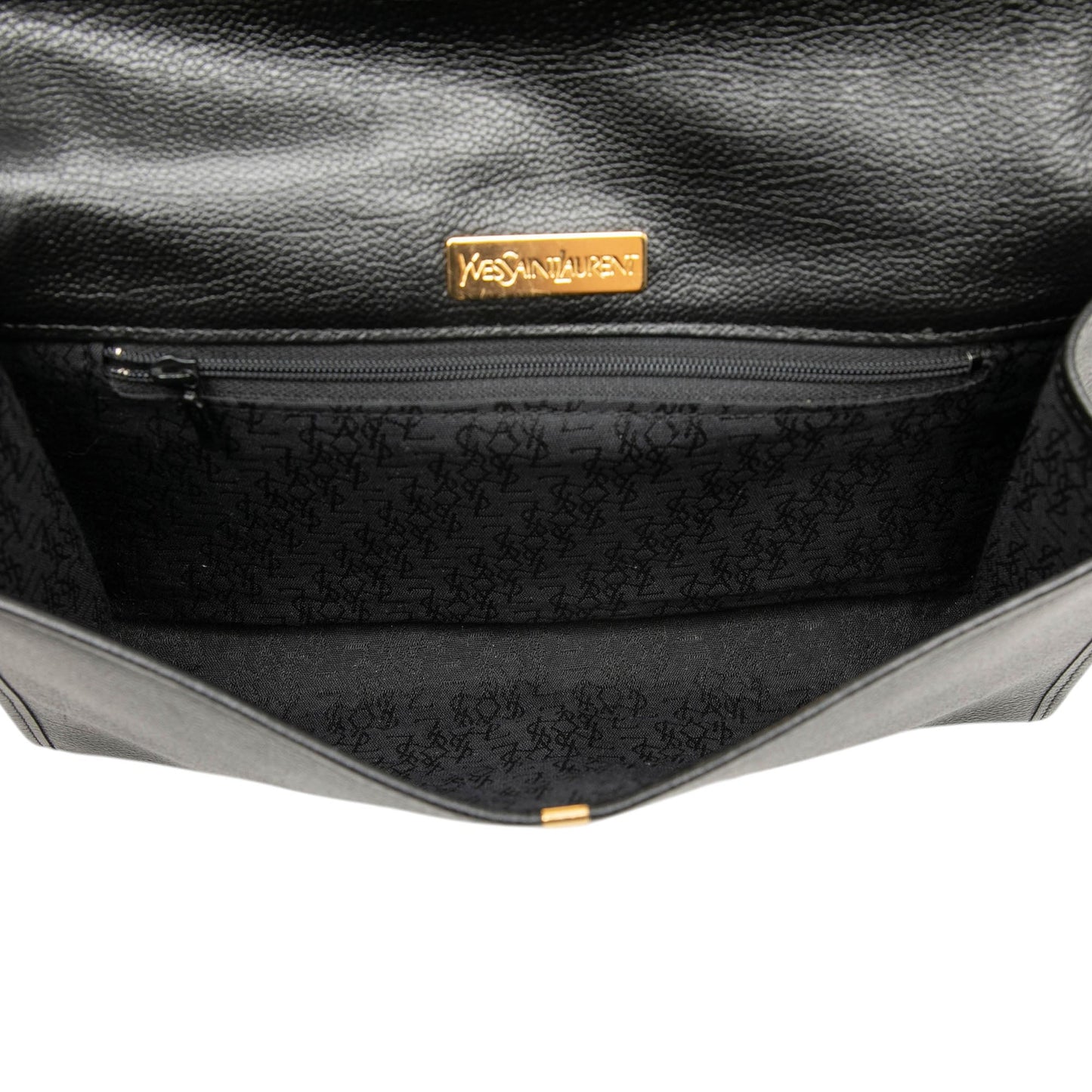 Saint Laurent Grain de Poudre Envelope Clutch