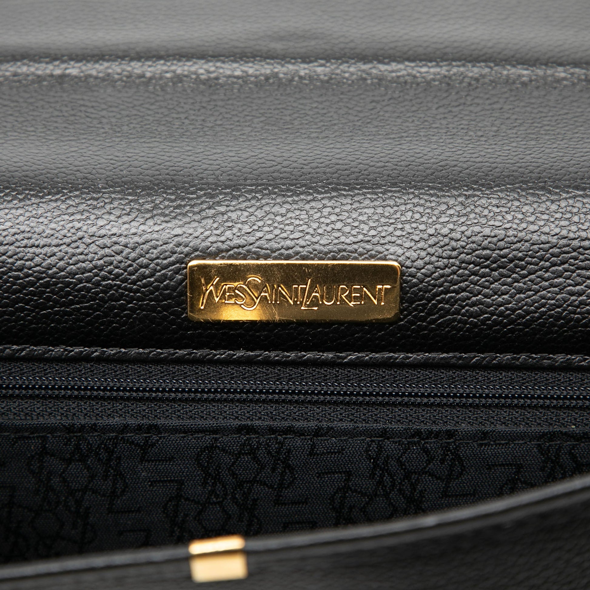 Saint Laurent Grain de Poudre Envelope Clutch