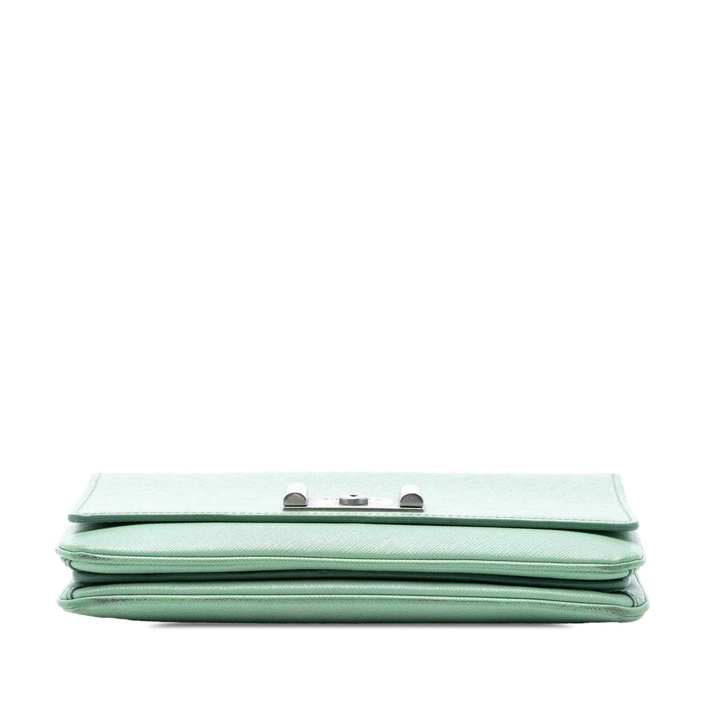 Saffiano Lux Chain Lock Flap