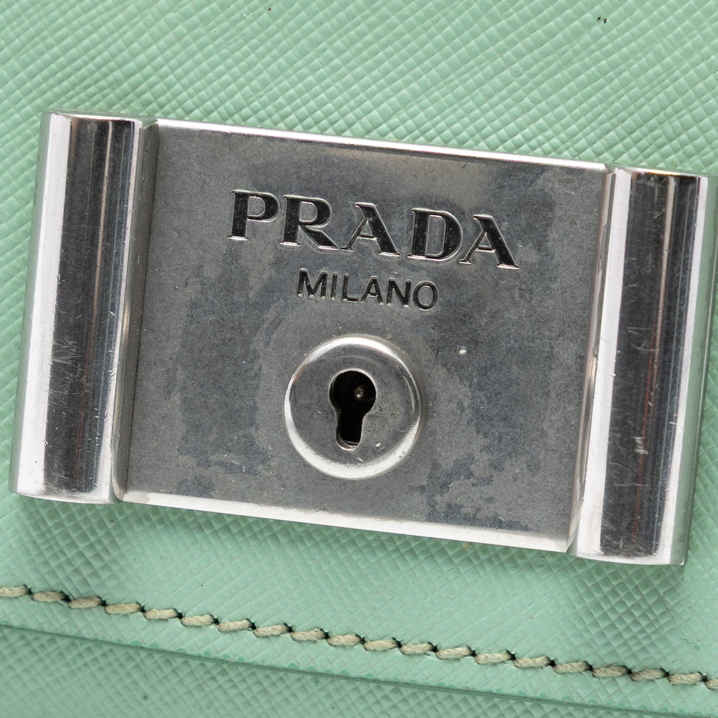 Saffiano Lux Chain Lock Flap