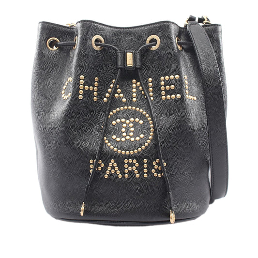 Chanel Caviar Deauville Bucket Bag
