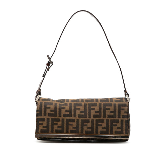 Fendi Zucca Canvas Flap Pochette