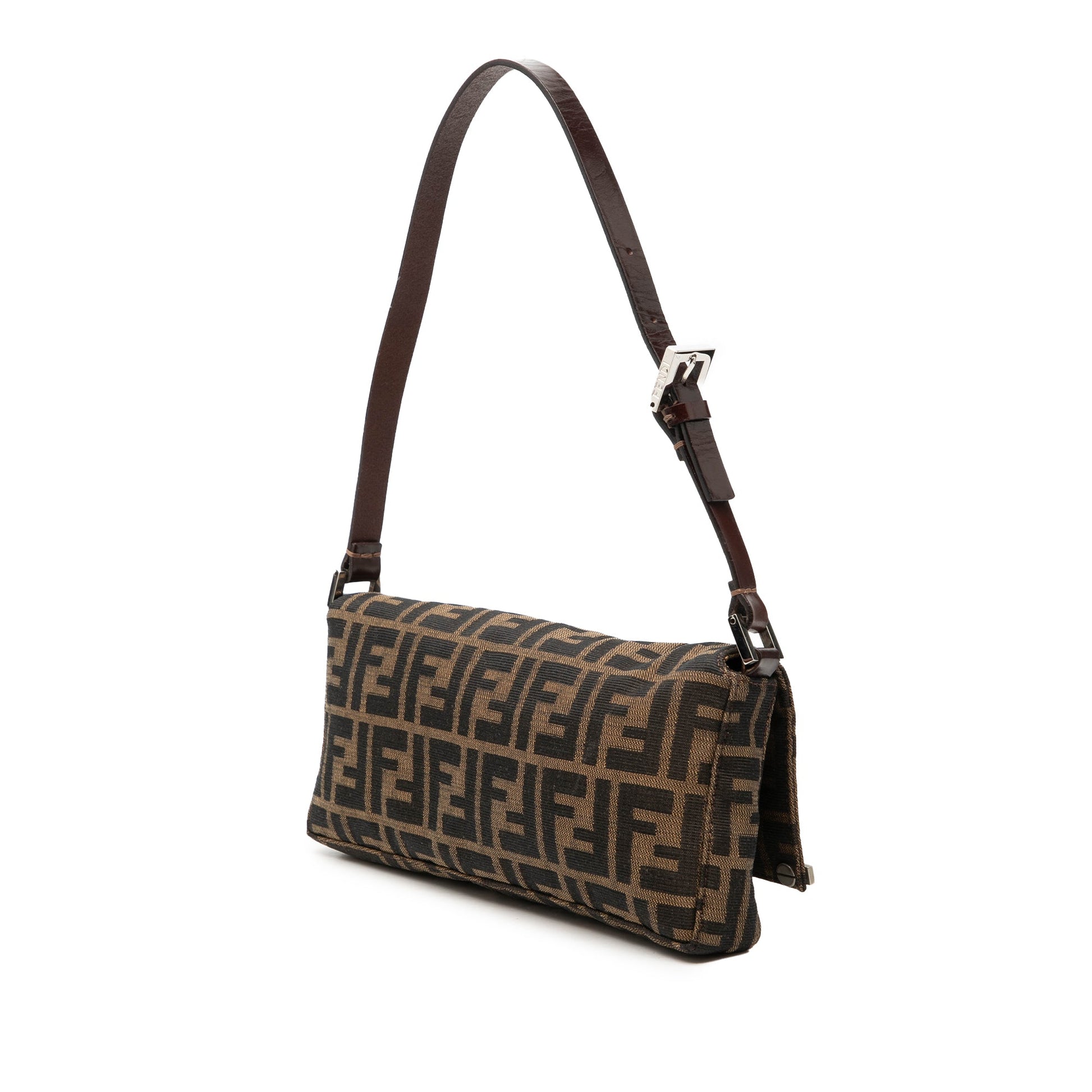 Fendi Zucca Canvas Flap Pochette